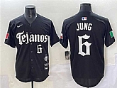 Men's Texas Rangers #6 Josh Jung Black Mexico 2025 Vapor Premier Limited Stitched Jersey,baseball caps,new era cap wholesale,wholesale hats